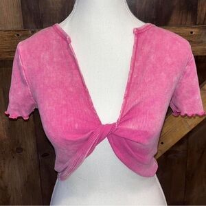 Pink Knotted Women's Top